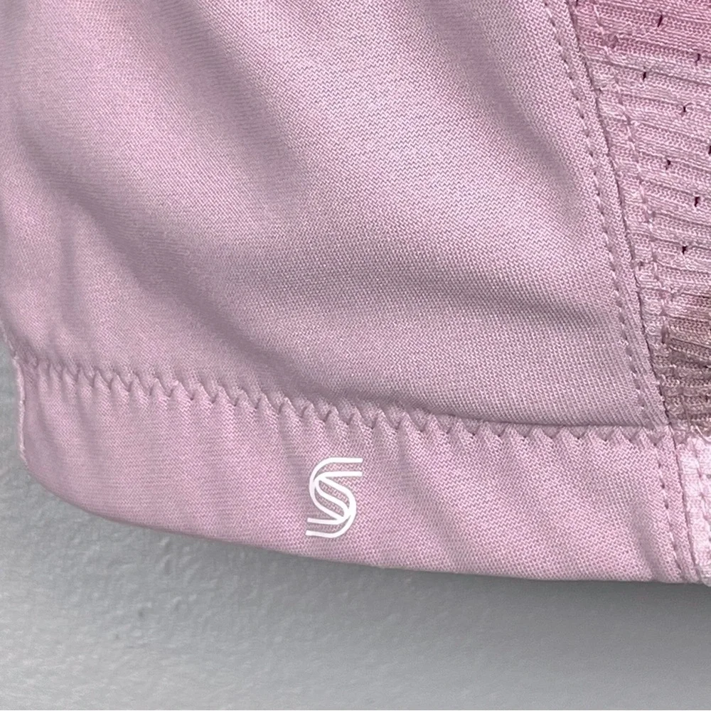 Glamorize pink camo print Custom Control Sports Bra, 36B.